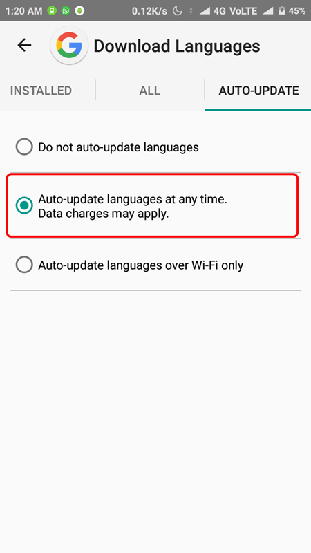 How to Remove Downloading English India Notification on Android