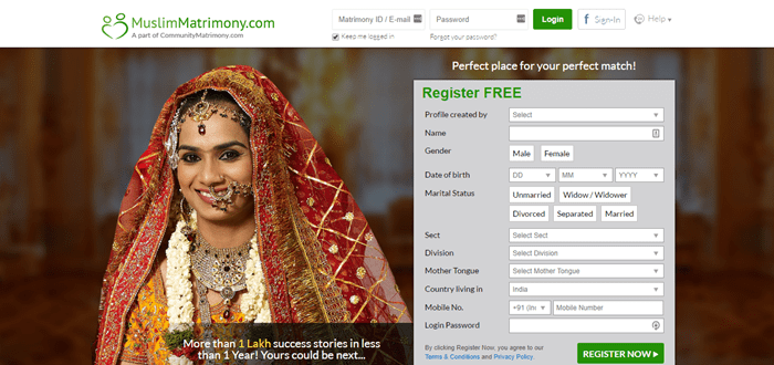 matrimonial sites in india