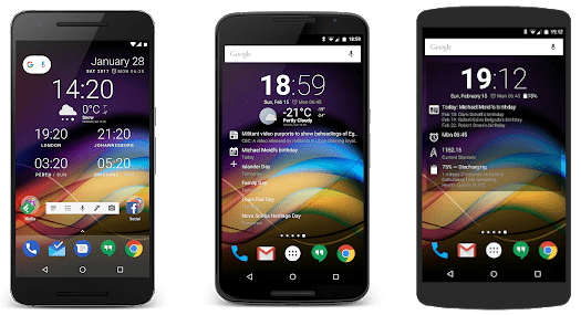 chronus best clock widgets for android