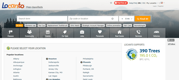 Sites Like Craigslist - locanto