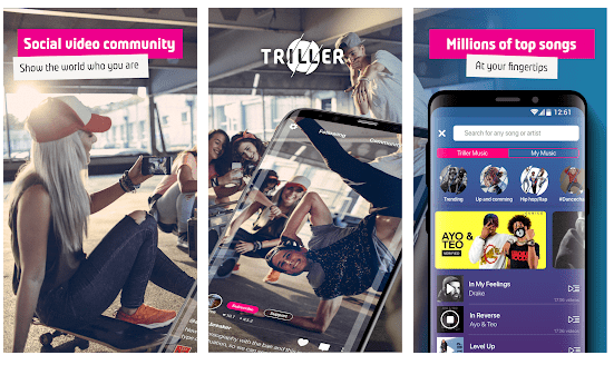 triller: apps like tiktok