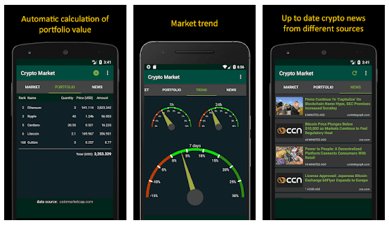 cryptocurrencies - Prices, News, Portfolio value