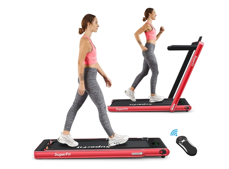 Goplus 2 In 1 Folding Treadmill 