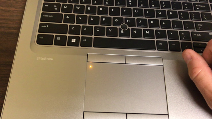 touchpad cursor disappears windows 10 hp
