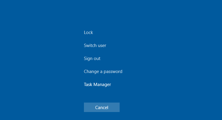 Switch Users in Windows Using CTRL+ALT+Delete