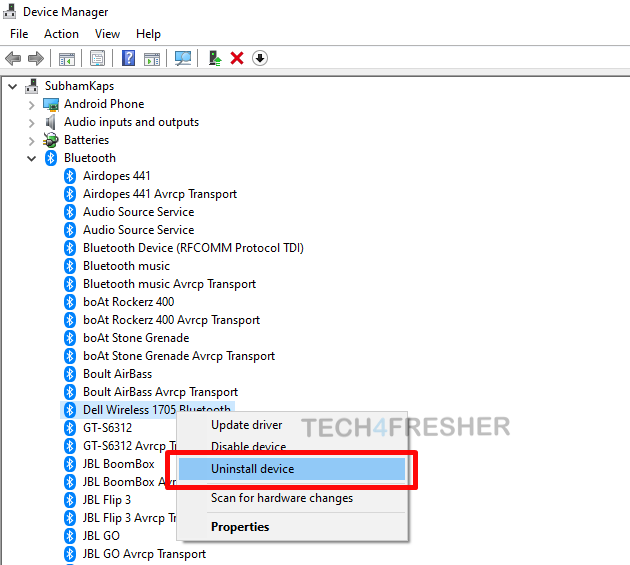 How to Reinstall Bluetooth Driver for Windows 10