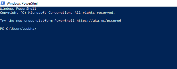 windows powershell