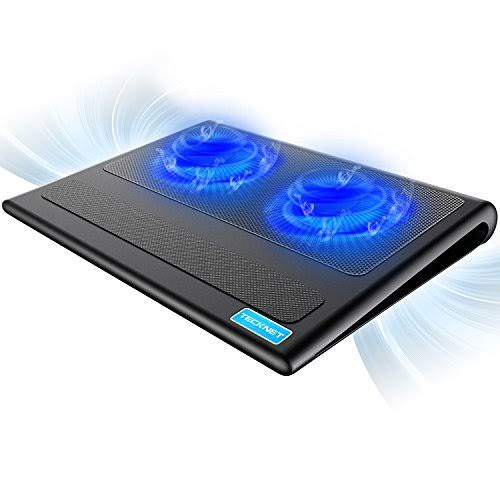 TECKNET Laptop Cooling Pad With 2 USB Powered Fans