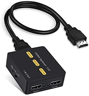 NEWCARE HDMI Splitter 1 in 2 Out