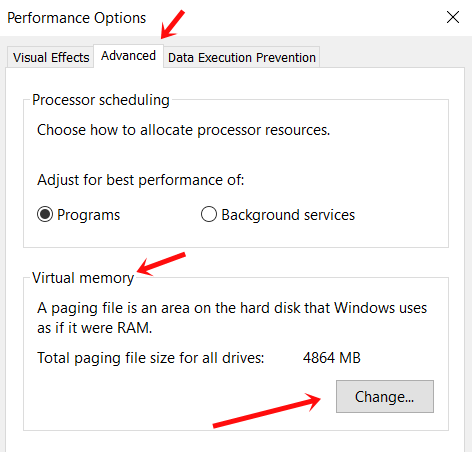 Advanced system settings sc