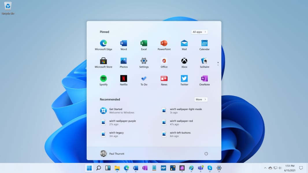 windows 11 UI